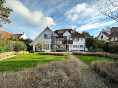 Villa authentique aux vues imprenables sur le Royal Zoute Golf