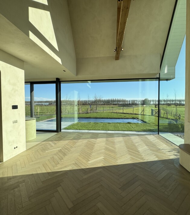woning in de Polders rond Knokke met open zichten exclusief te koop bij Immo Brown