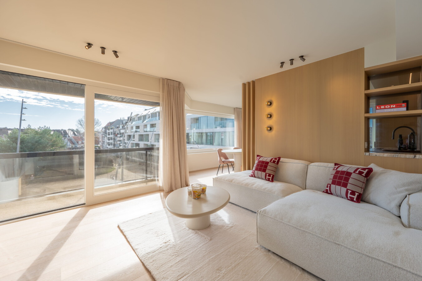 appartement te koop Knokke Diksmuidestraat terras met open zicht op park exclusief bij Immo Brown