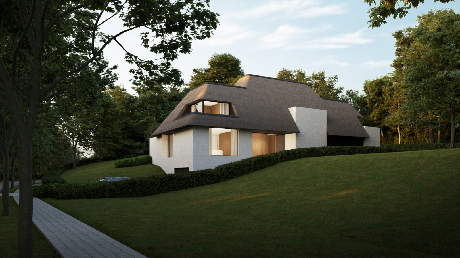 Villa te koop in Knokke – moderne villa in groene omgeving